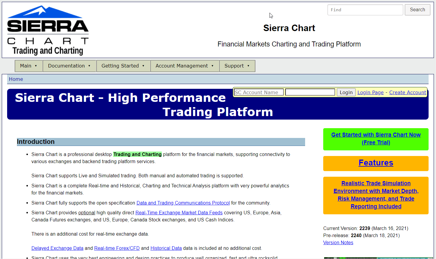 Sierra Chart - Opiniones y Reseña Completa - Trading