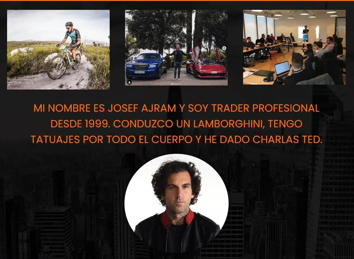 mejores cursos de trading: Josef Ajram publicidades