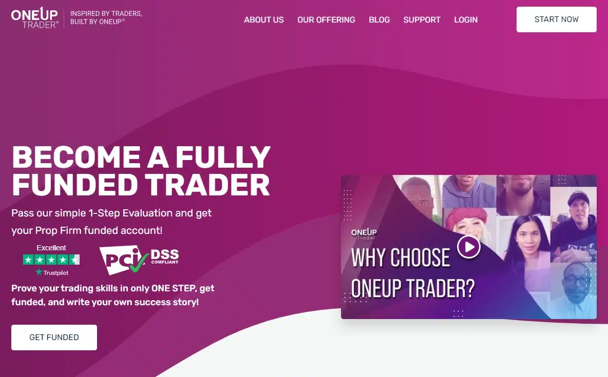OneUp Trader cuenta de fondeo